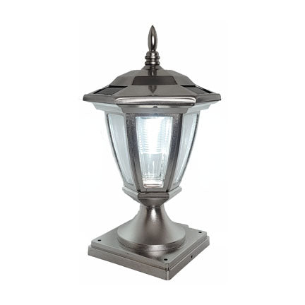 Darcy 4x4 Carriage Style Solar Post Cap Lights for 4" Posts (Set of 2)