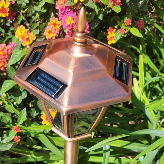 Darcy Carriage Style Solar Pathway Light- 2 PK