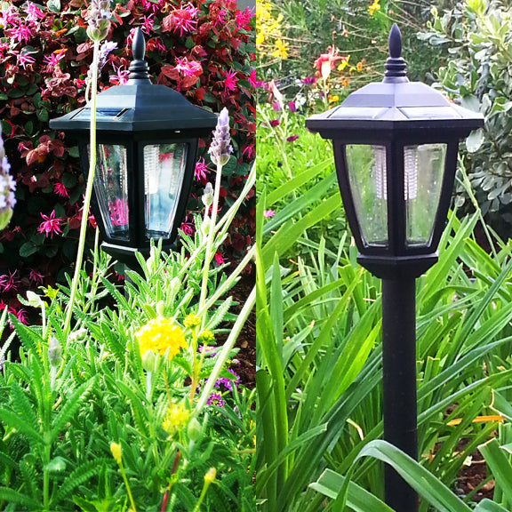 Darcy Carriage Style Solar Pathway Light- 2 PK