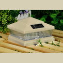 Pyramid Plastic Solar Cap Light - Tan or White for 4-1/2 to 5" Post