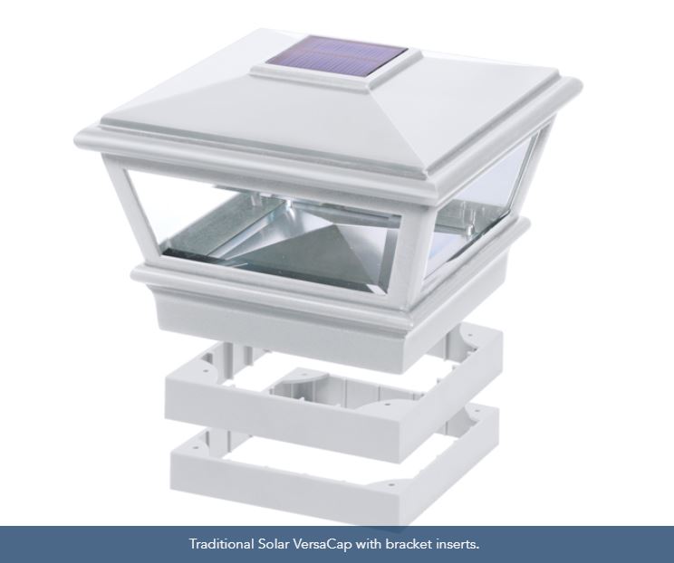 VersaCap 5x5-6x6 Solar Post Cap Light for 5" to 5-1/2" Posts
