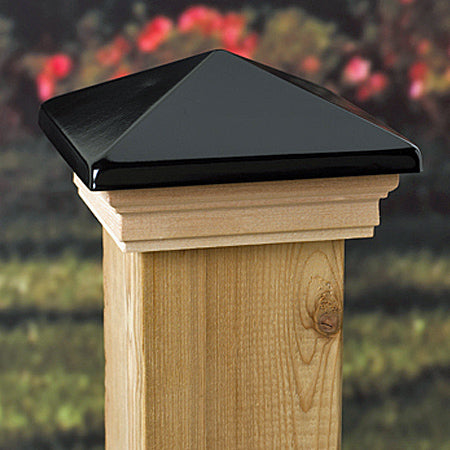 Victoria High Point Metal Post Cap for 4x4 or 6x6 Wood Posts