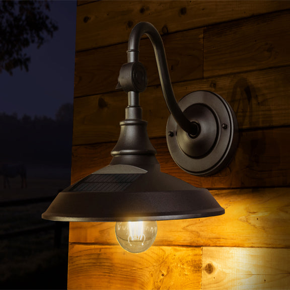 Vintage Solar Barn Light