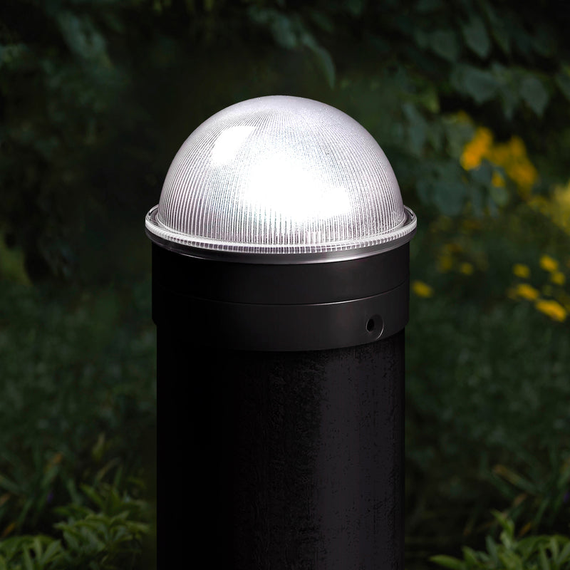 Summit Chain Link Solar Post Cap Light 2x2-3x3 (Set of 2)