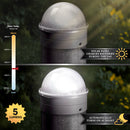 Summit Chain Link Solar Post Cap Light 2x2-3x3 (Set of 2)